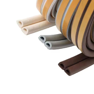 Self-adhesive Epdm D Type Rubber Sealing Strip Universal Weather Foam Tape Sponge for Door Window