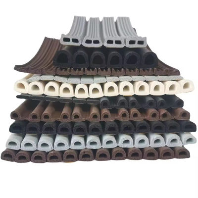 Self-adhesive Epdm D Type Rubber Sealing Strip Universal Weather Foam Tape Sponge for Door Window