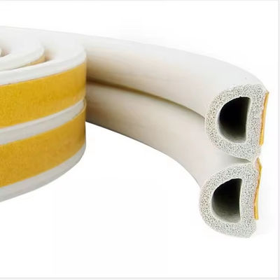 Epdm Rubber Door Gasket D E I P Shape Self-adhesive Backed Tape Foam Seal Strip for Wooden Door Seal Weather Strip