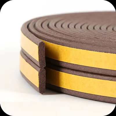 Epdm Rubber Door Gasket D E I P Shape Self-adhesive Backed Tape Foam Seal Strip for Wooden Door Seal Weather Strip