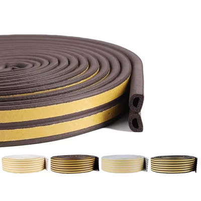 Extruded Rubber Seal Strip Self-adhesive Epdm Rubber Door Dustproof Rubber Sealing Strip Window Sponge Strip