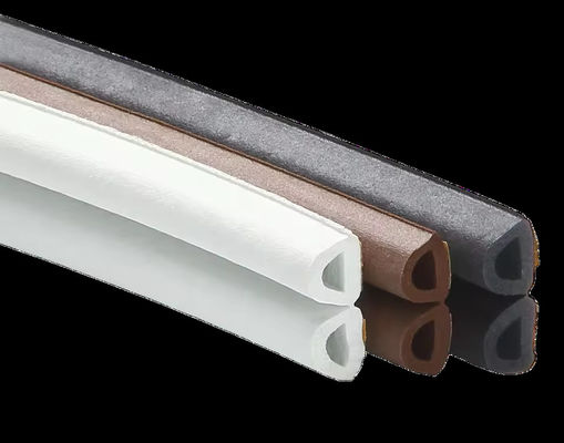 Extruded Rubber Seal Strip Self-adhesive Epdm Rubber Door Dustproof Rubber Sealing Strip Window Sponge Strip