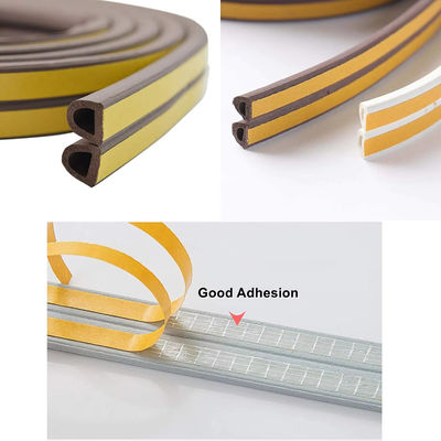 Extruded Rubber Seal Strip Self-adhesive Epdm Rubber Door Dustproof Rubber Sealing Strip Window Sponge Strip
