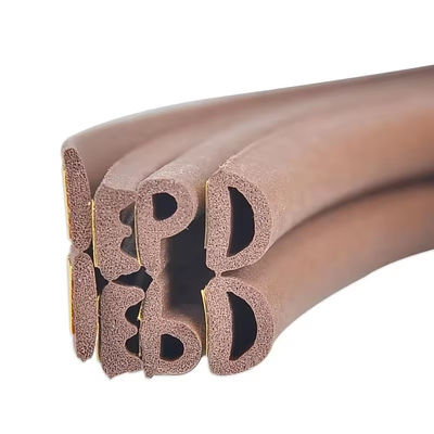 Self Adhesive Rubber Door Tape for Seal D Shape 9x6mm 5m 10m Packing