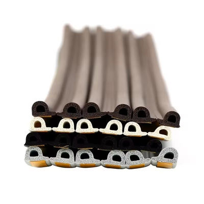 Self Adhesive Rubber Door Tape for Seal D Shape 9x6mm 5m 10m Packing