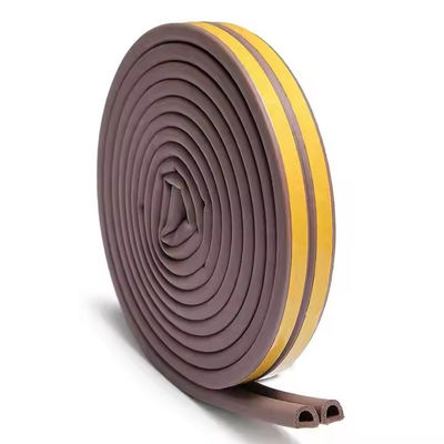 Anti-collision Self Adhesive Weather Strip D P E Window Door Seals Rubber Strip