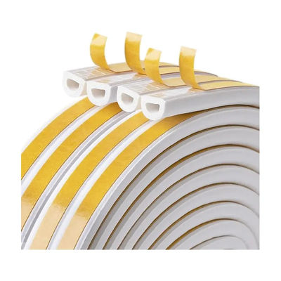 Anti-collision Self Adhesive Weather Strip D P E Window Door Seals Rubber Strip